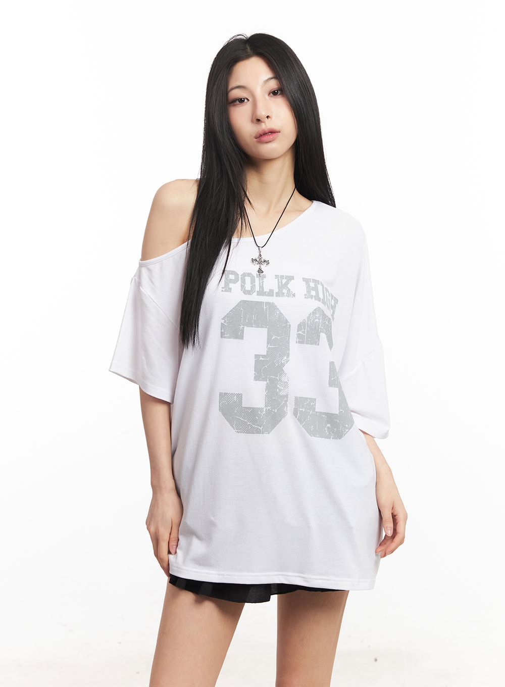 Oversized Graphic Tee CA514