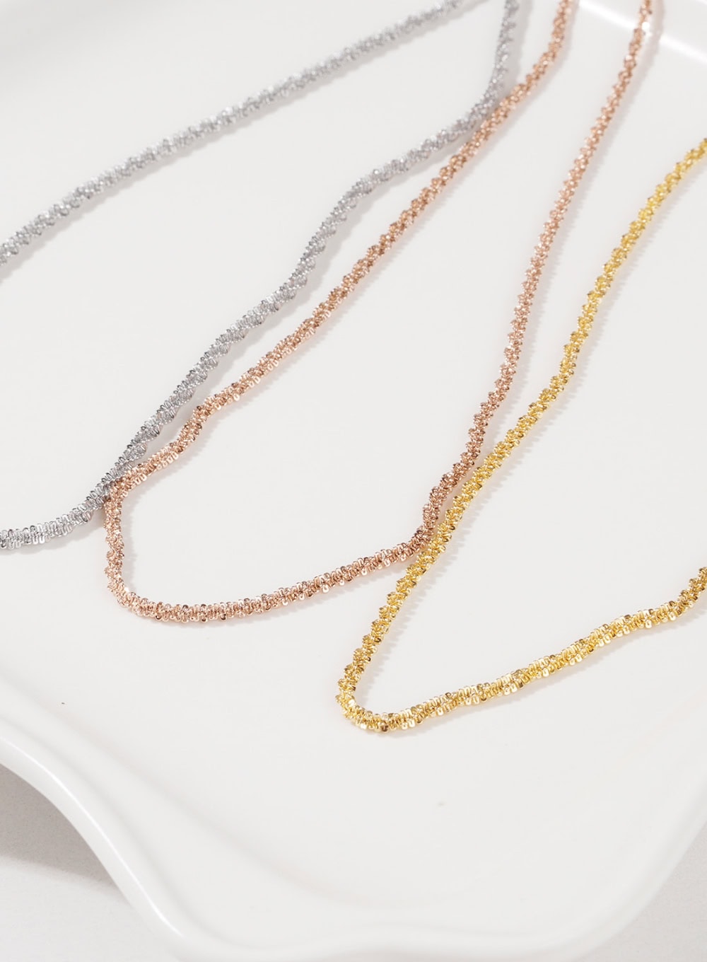 Twisted Chain Necklace IL405