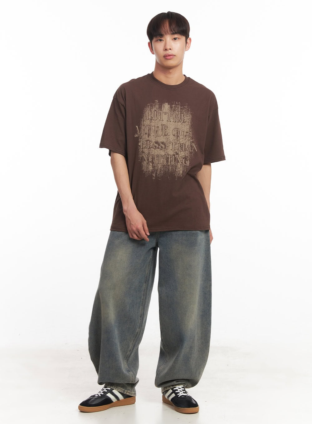 Men's Round Neck Graphic Shirt  IA521