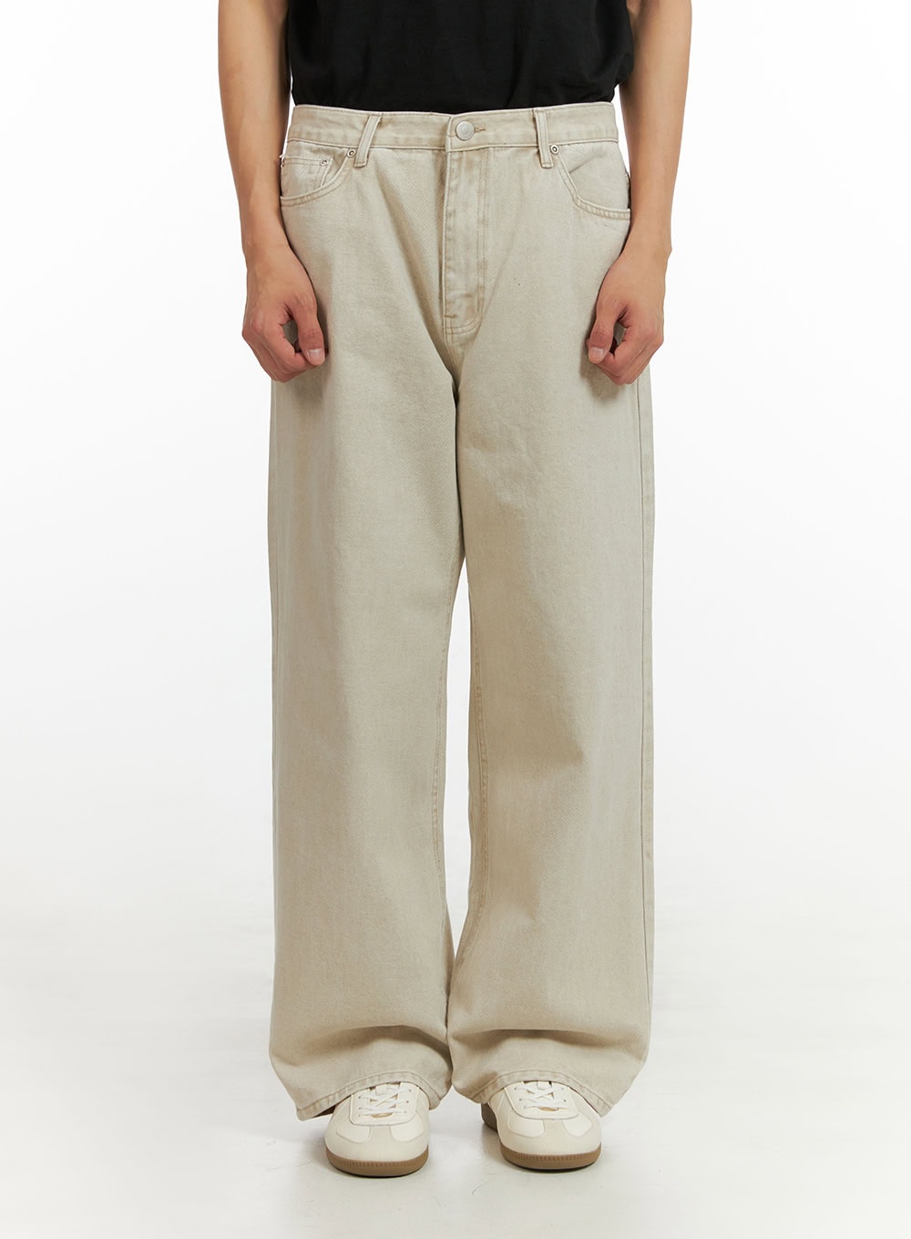 Men's Wide Fit Cotton Pants IU419