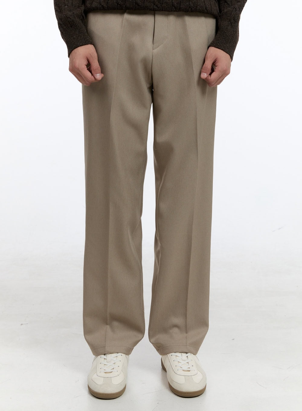 Men's Solid Tailored Pants IG428
