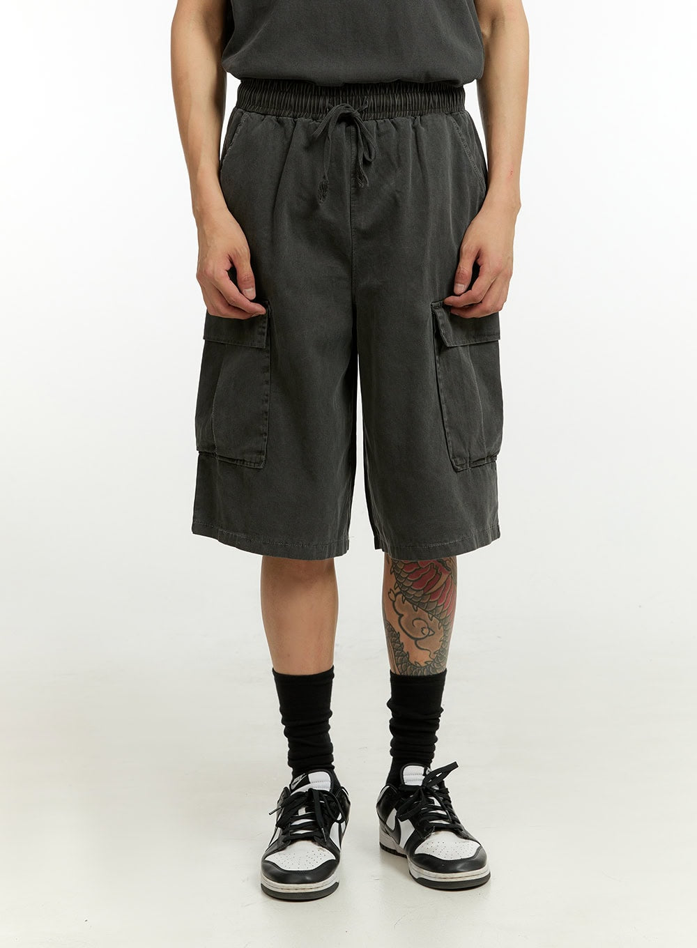 Men's Washed Cargo Shorts IL412