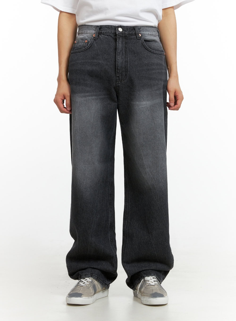 Men's Loose Fit Straight Jeans IU412