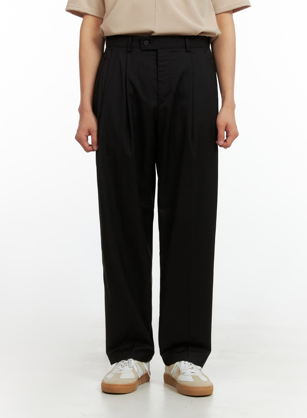 Men's Solid Trousers IU414