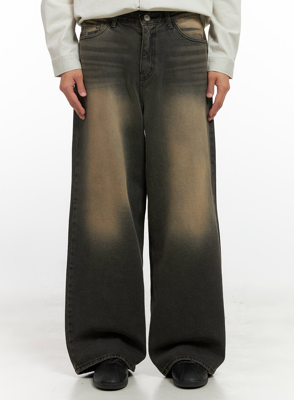 Men's Faded Denim Jeans ID406