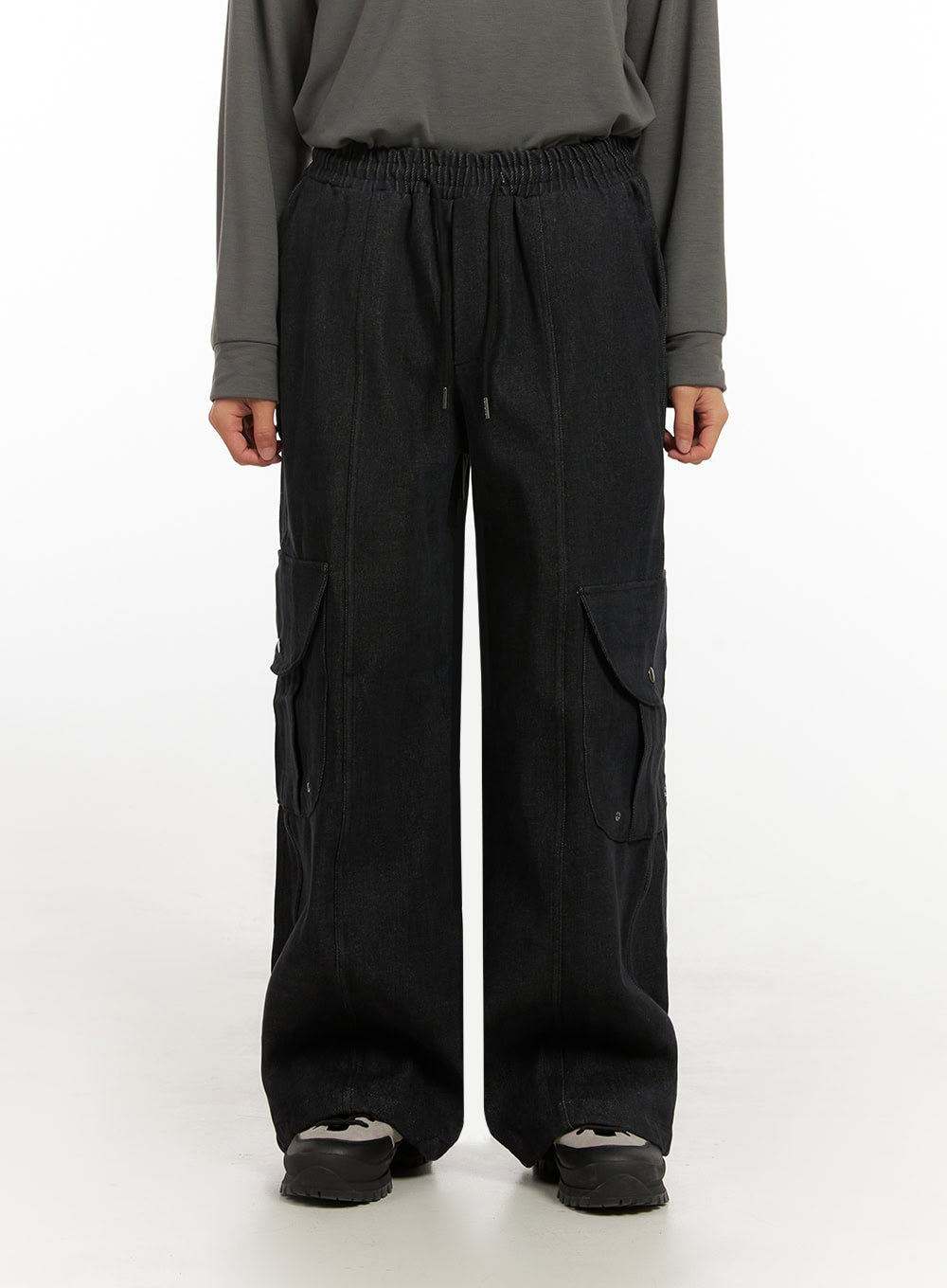 Men's Cargo Wide Fit Denim Jeans ID413