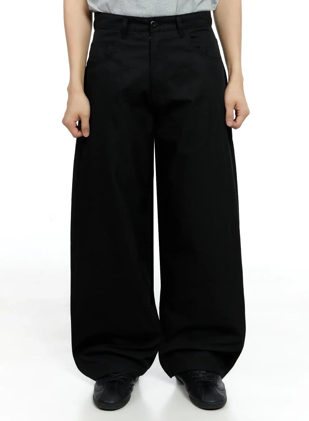 Men's Basic Wide-Leg Pants IG520