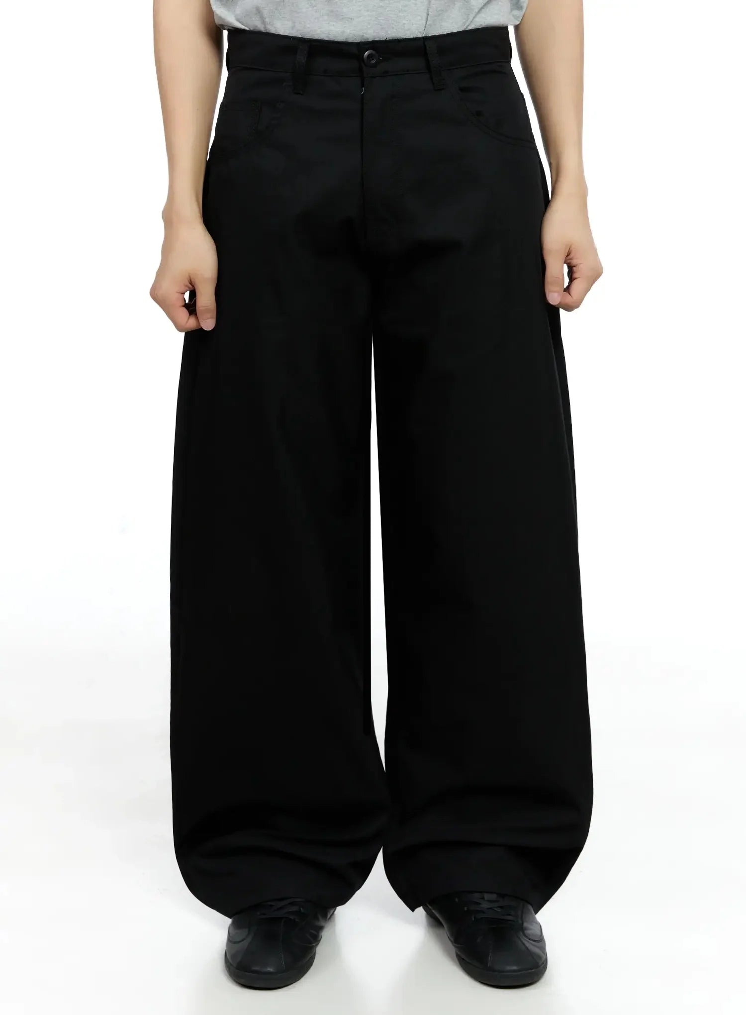 Men's Basic Wide-Leg Pants IG520