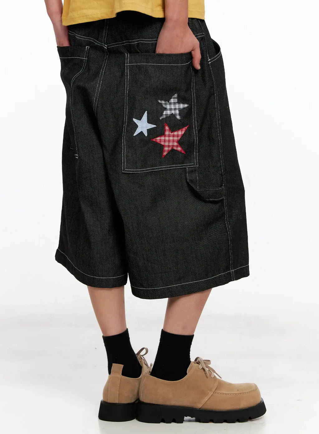 Men's Star Patch Jorts IG508