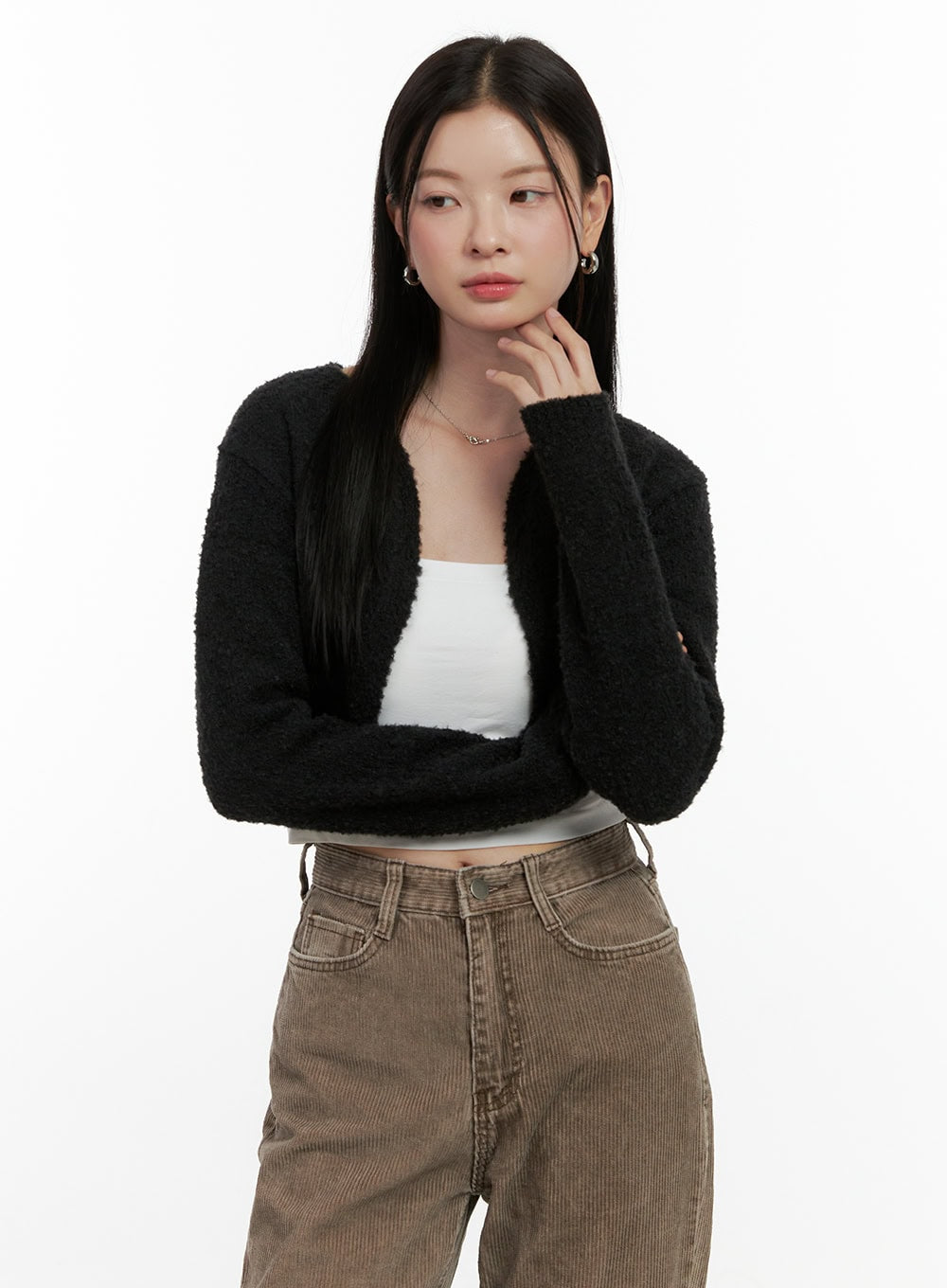 Boucle Bolero Cardigan ON408