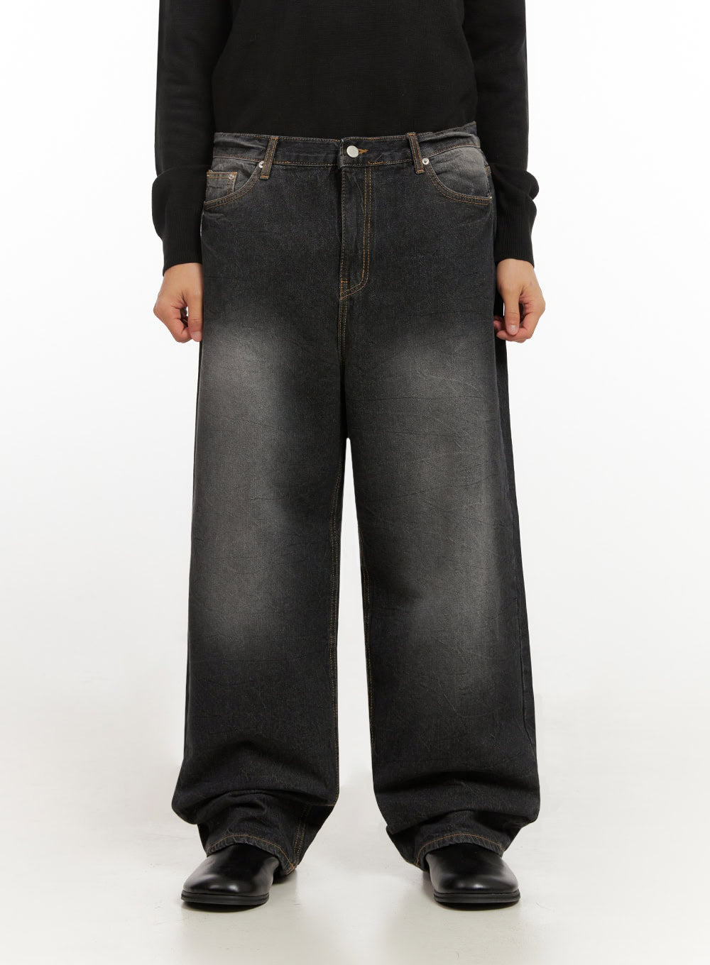 Men's Wide Fit Cotton Denim Jeans ID413