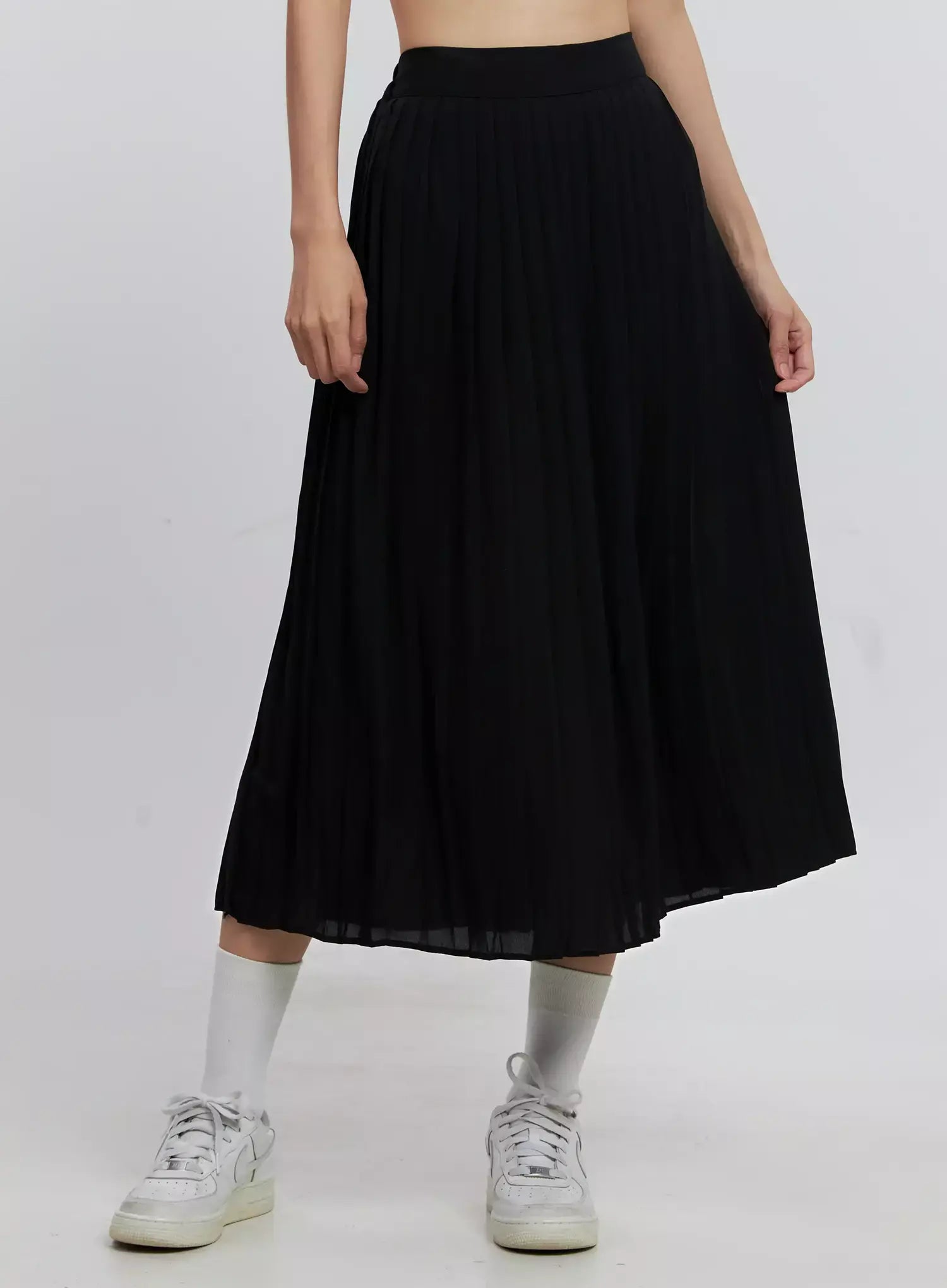 Pleated Maxi Skirt IS516