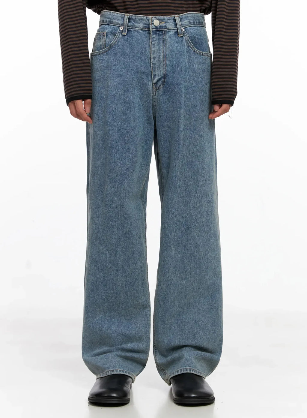 Men's Classic Blue Denim Jeans IO517