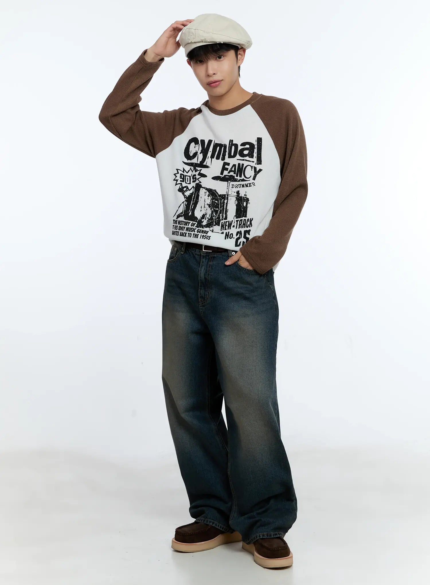 Men's Retro Long Sleeve Shirt IG519