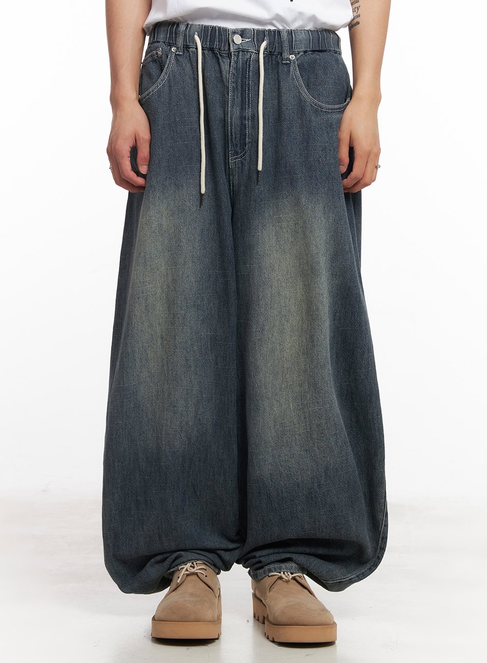 Men's Summer Drawstring Jeans IY508