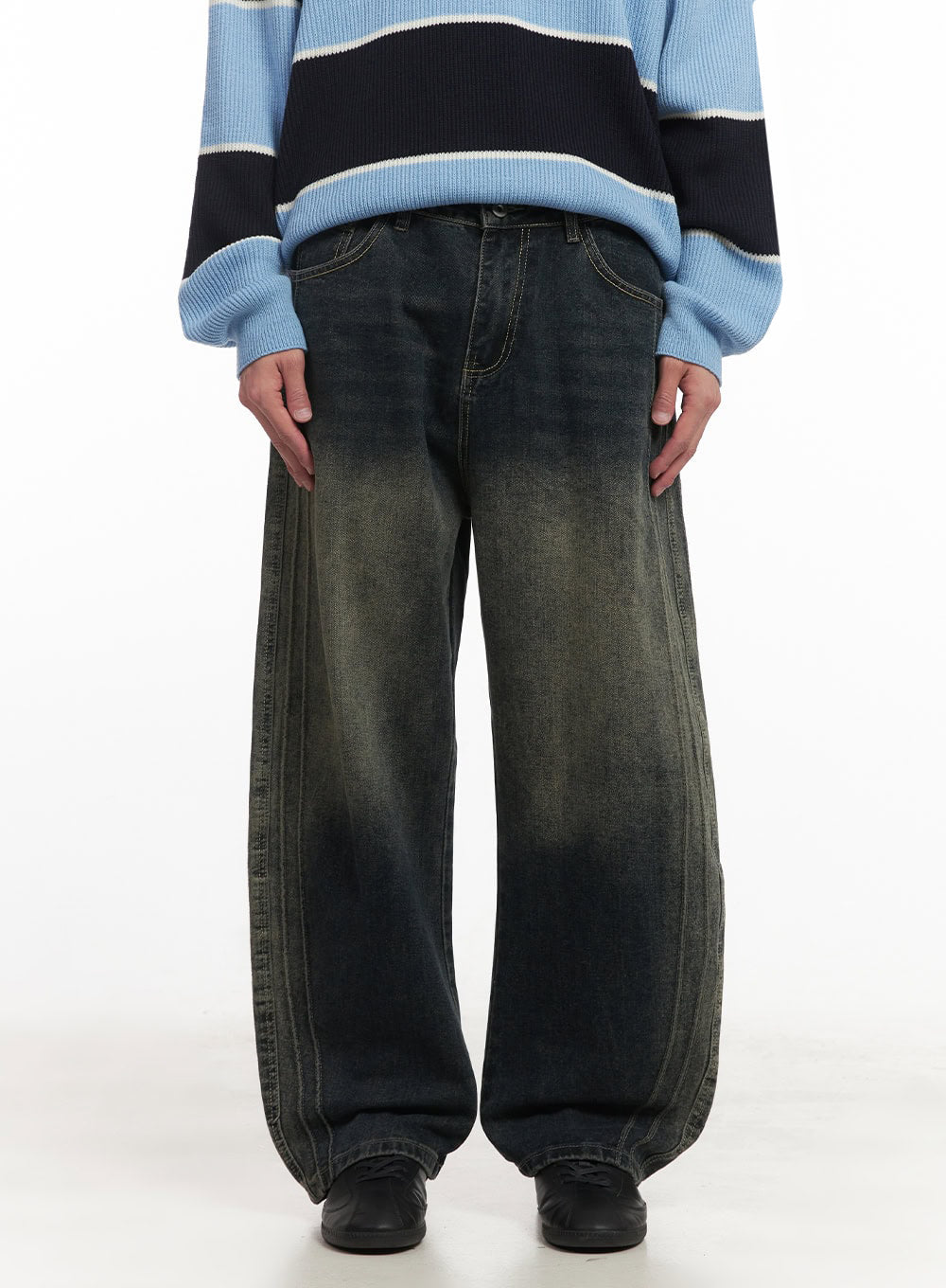 Men's Vintage Straight-Leg Jeans IA510