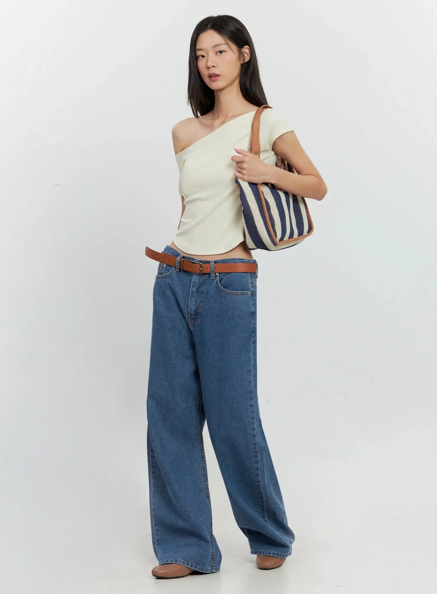 Crochet Knit Shoulder Bag IS516