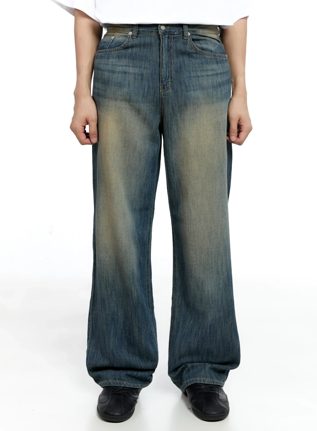 Men's Vintage Wide-Leg Jeans IG520