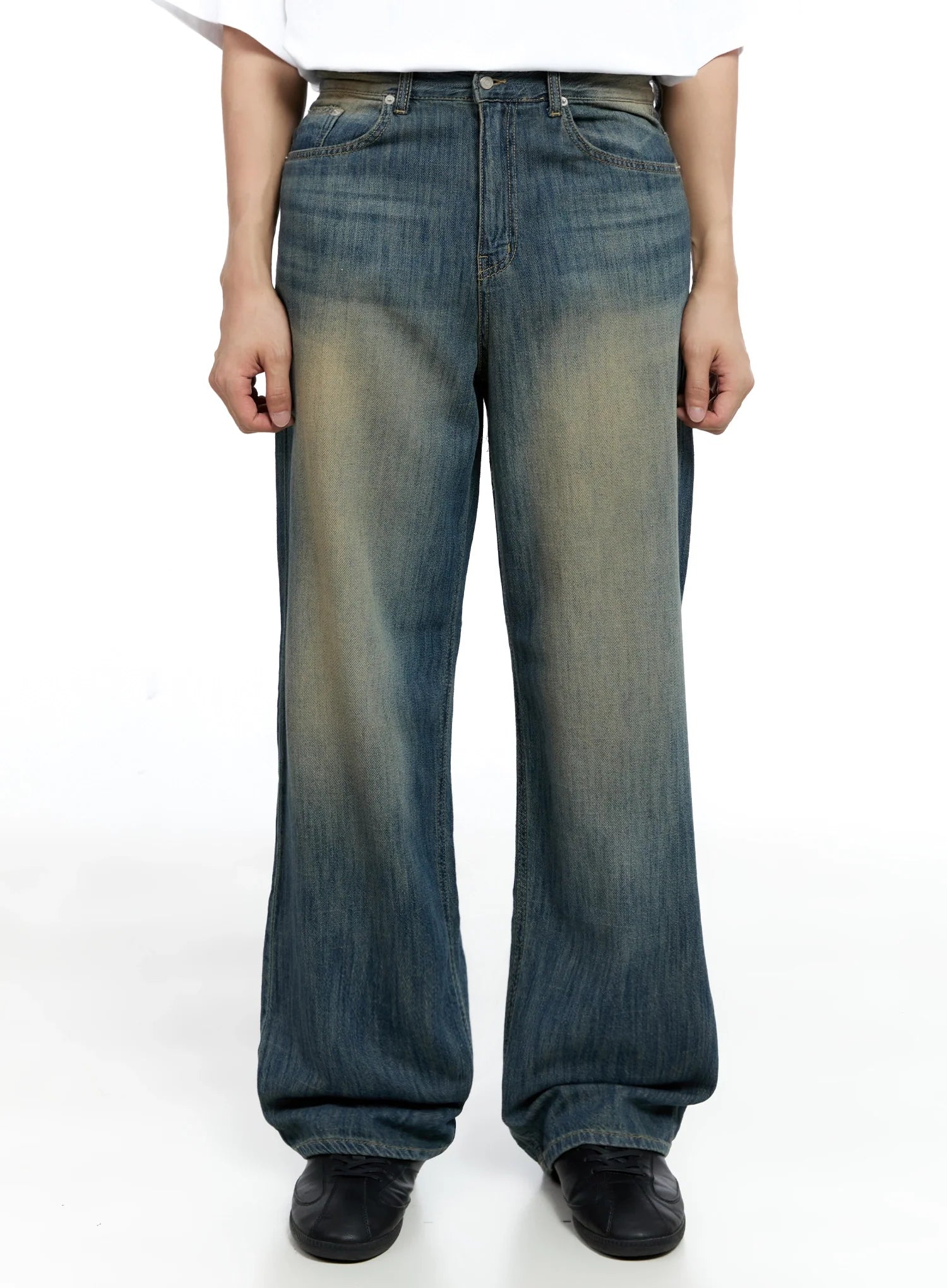 Men's Vintage Wide-Leg Jeans IG520