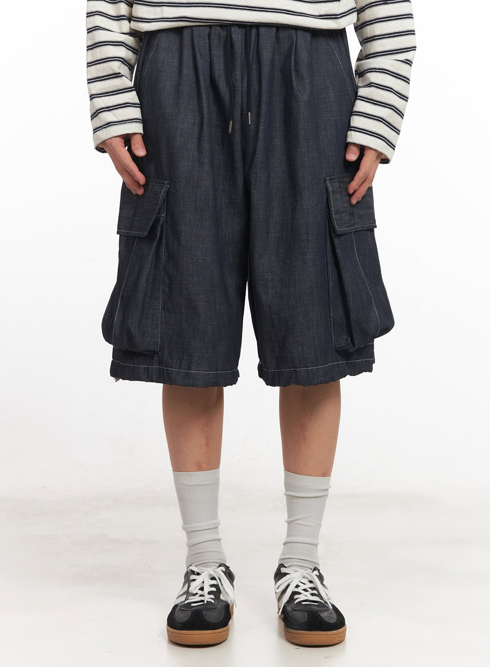 Men's Cargo Stitched Jorts IA511