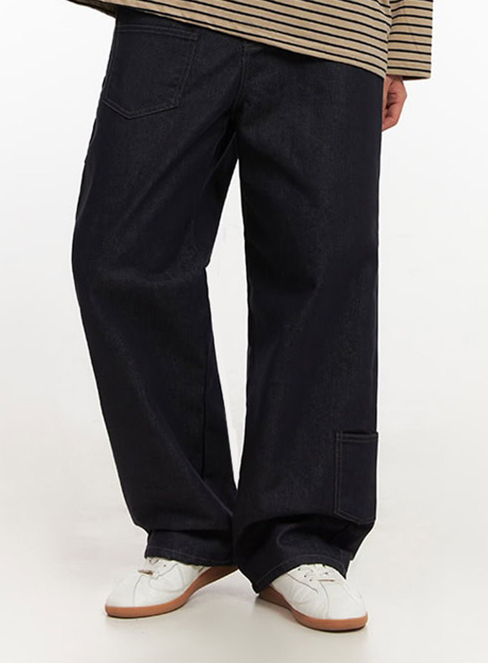 Men's Pocket Detail Denim Pants IF517