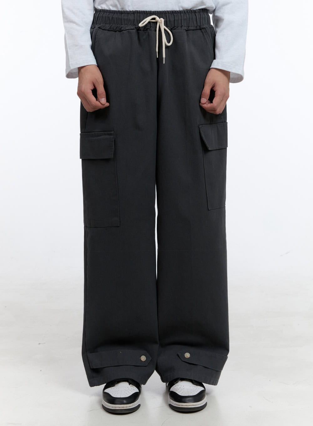 Men's Wide Fit Cargo Cotton Pants IG428