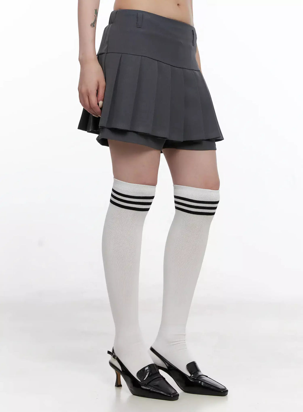 Pleated Mini Skort IS508