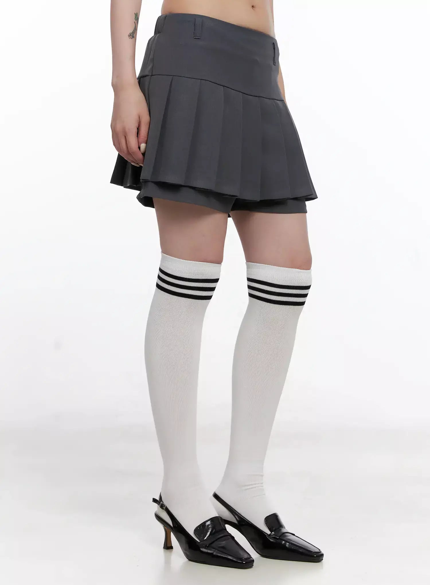 Pleated Mini Skort IS508