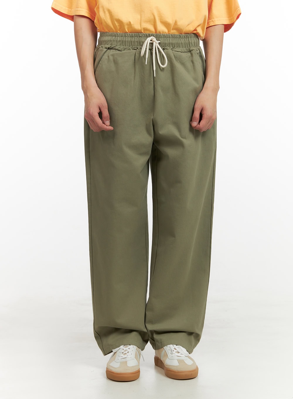 Men's Banding Cotton Pants IU405