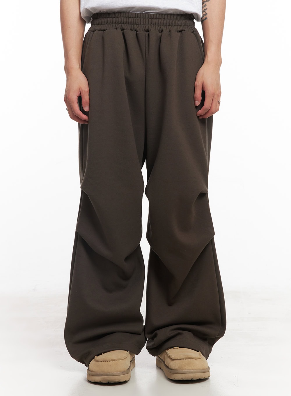 Men's Pintuck Windbreaker Pants IY508