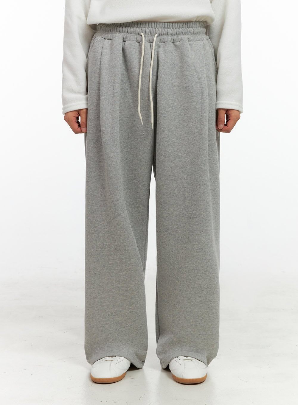 Men's Pintuck Wide-Leg Sweatpants IN426
