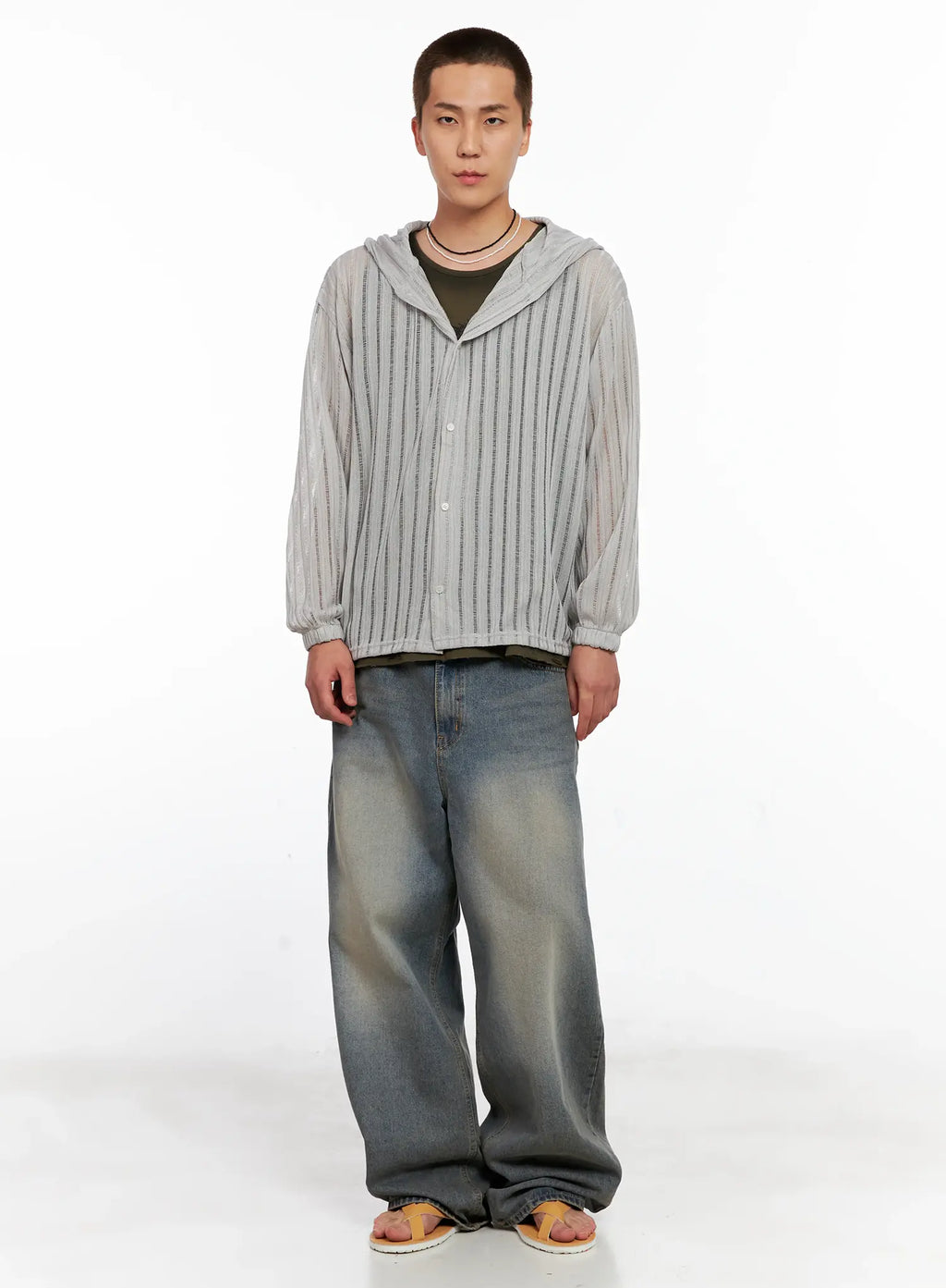 Men's Ribbed Knit Sweater IG511