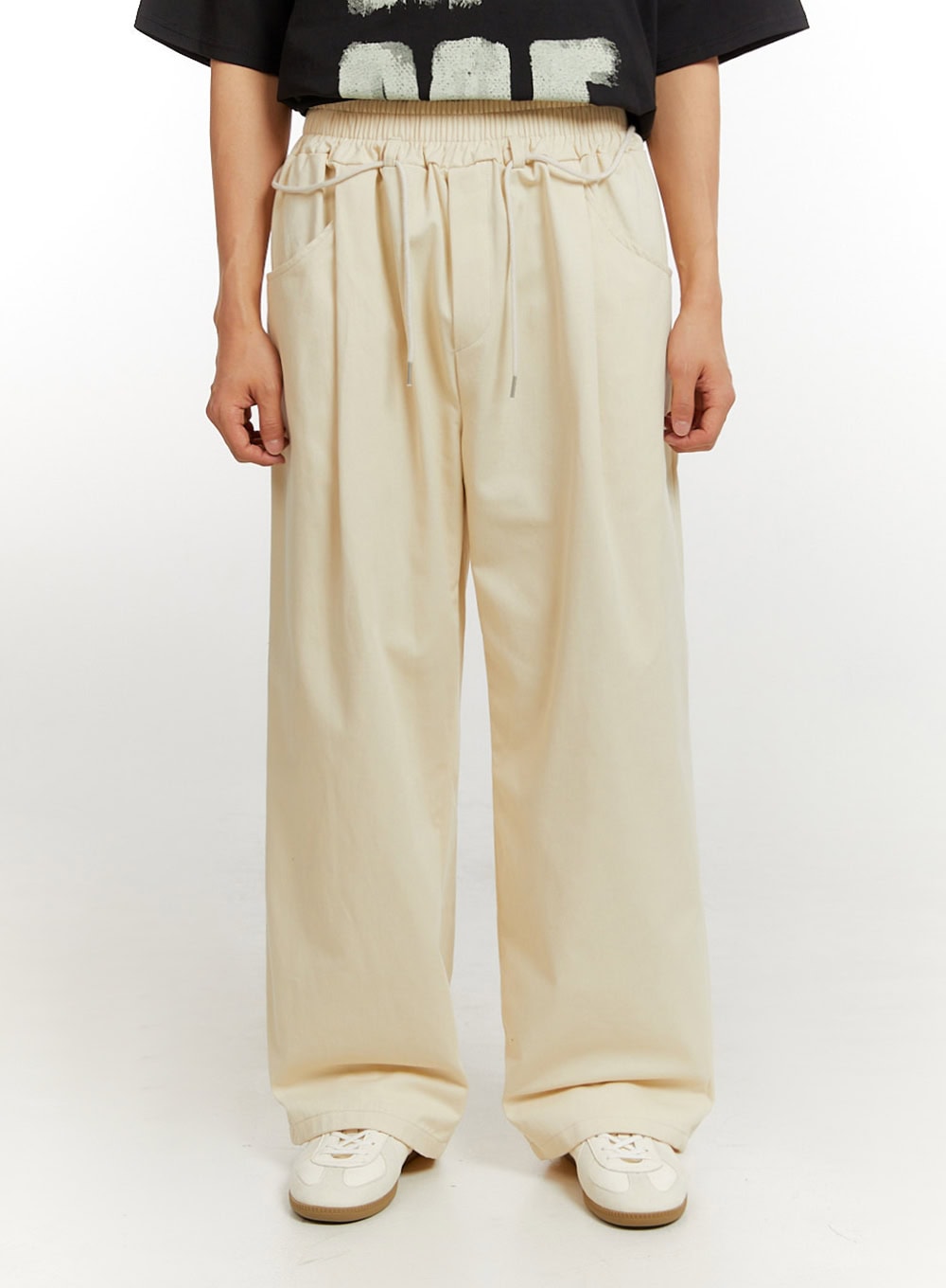 Men's Cotton Wide Fit Pants IU426