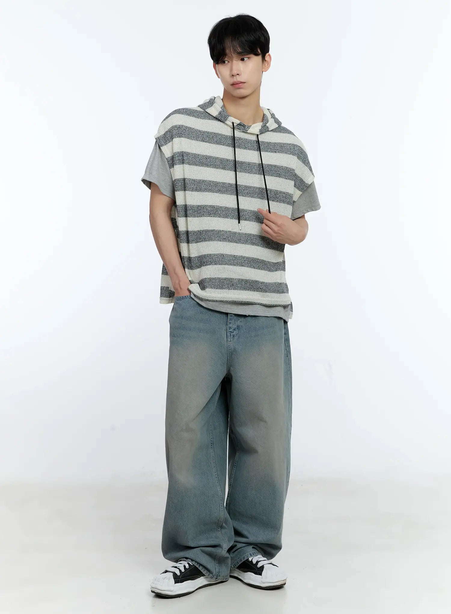 Men's Vintage Wide-Leg Jeans IG501