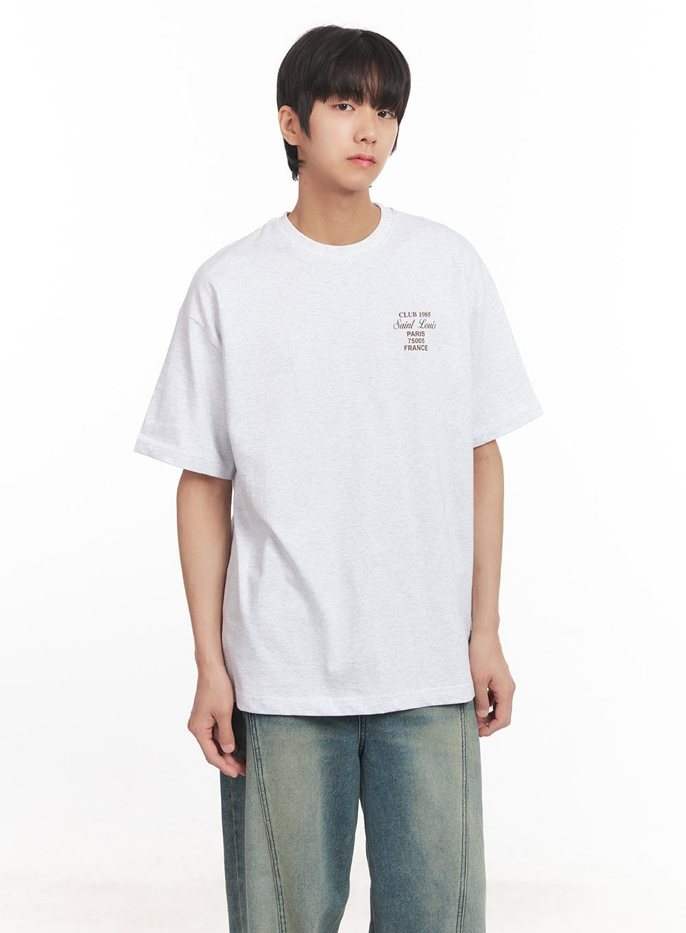 Men's Graphic Oversized T-Shirt IA511