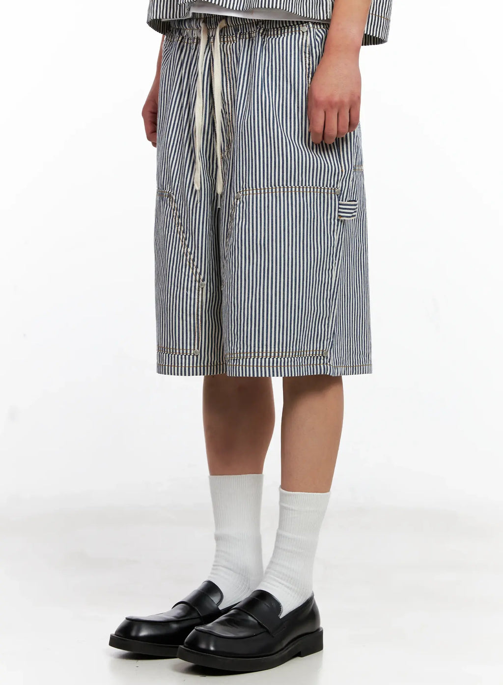 Men's Striped Bermuda Shorts IG511