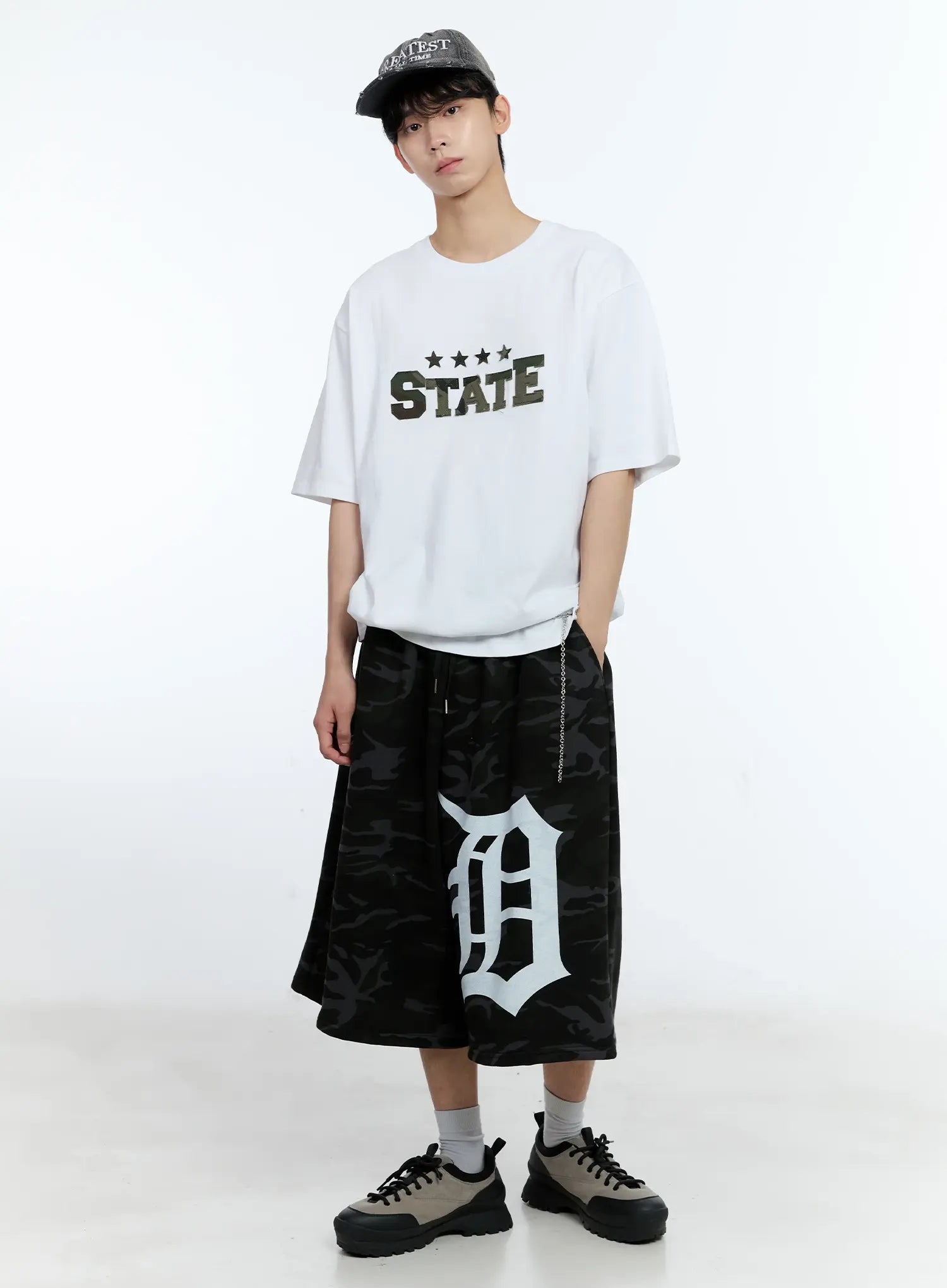 Men's Camo Graphic T-Shirt IL529