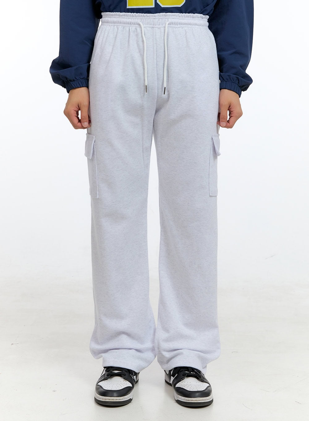 Men's Cargo Sweatpants (White) IG421