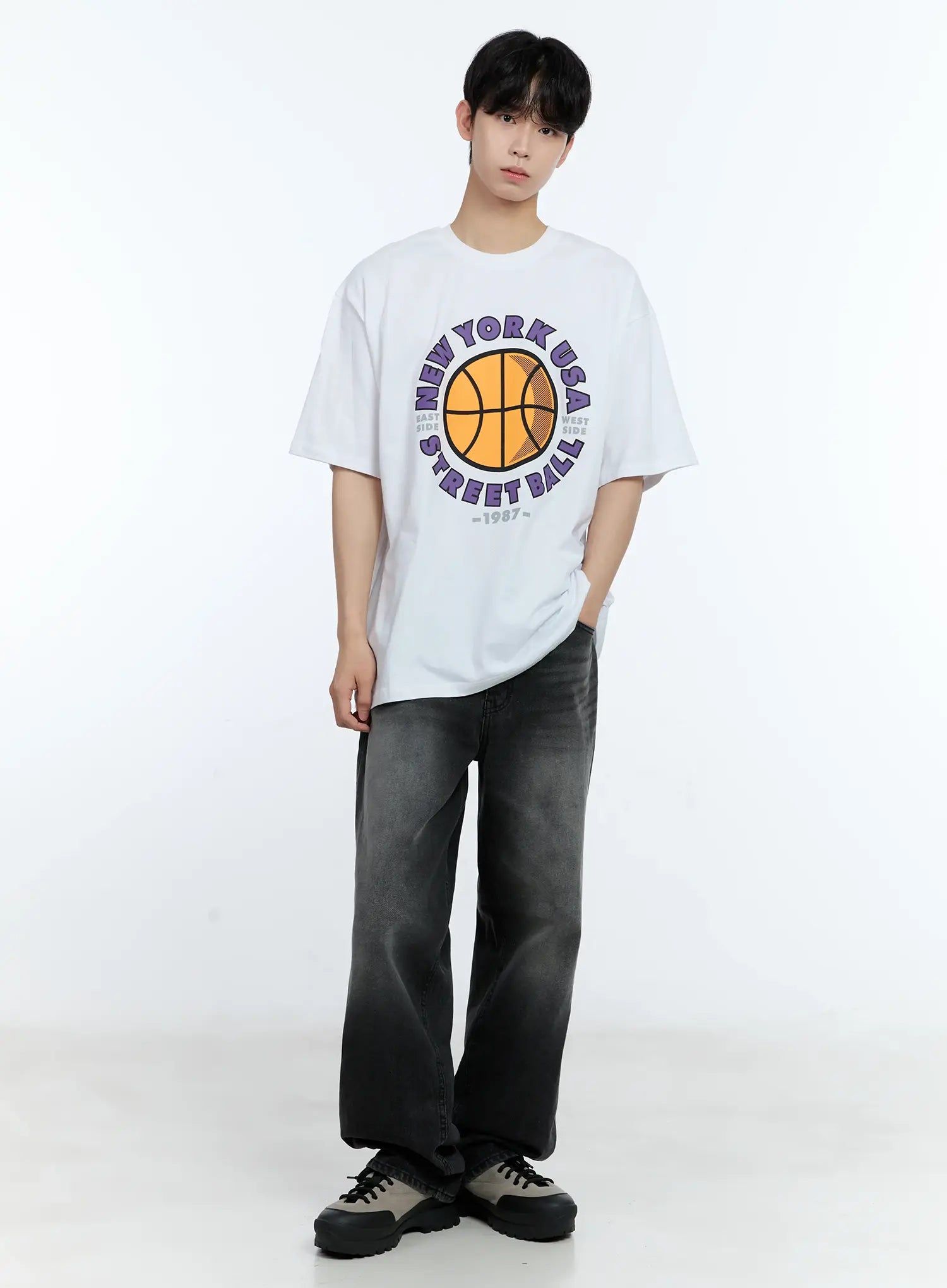 Men's Basketball Graphic T-Shirt IL529