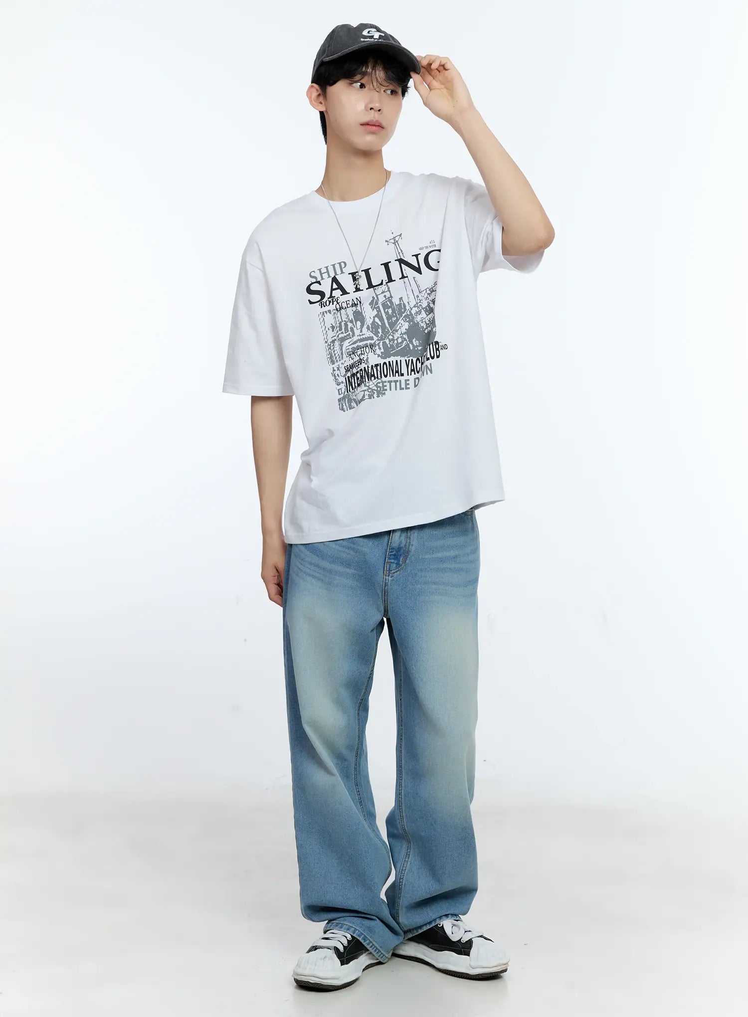 Men's Sailing Graphic T-Shirt IL529