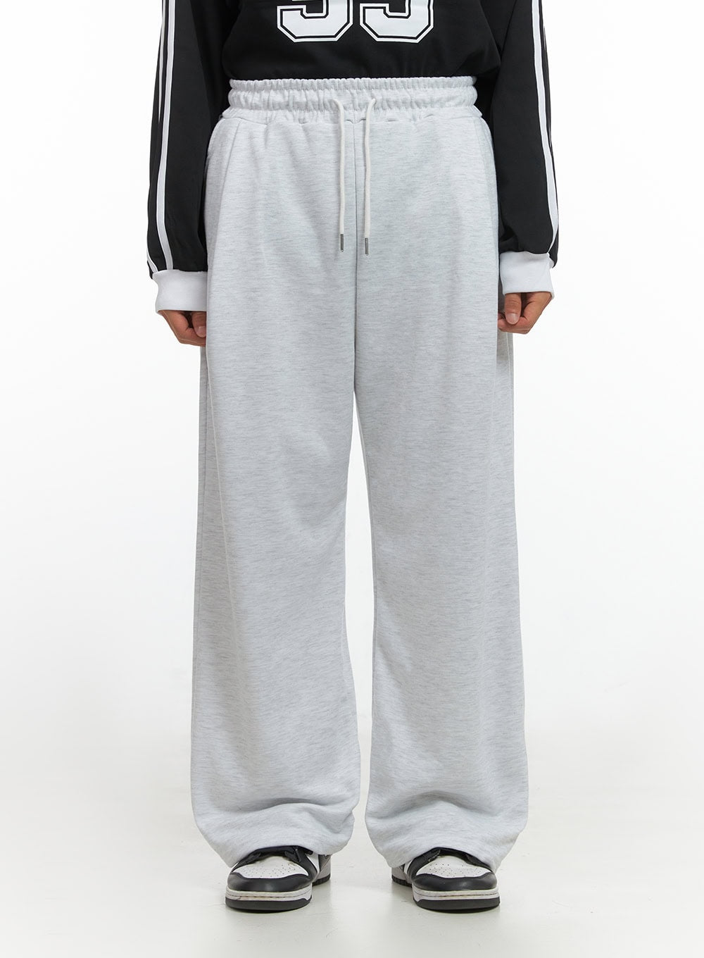 Men's Pintuck Wide Fit Sweatpants IO420