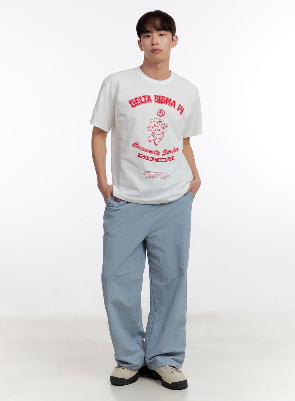 Men's Teddy Graphic Print T-Shirt IA504