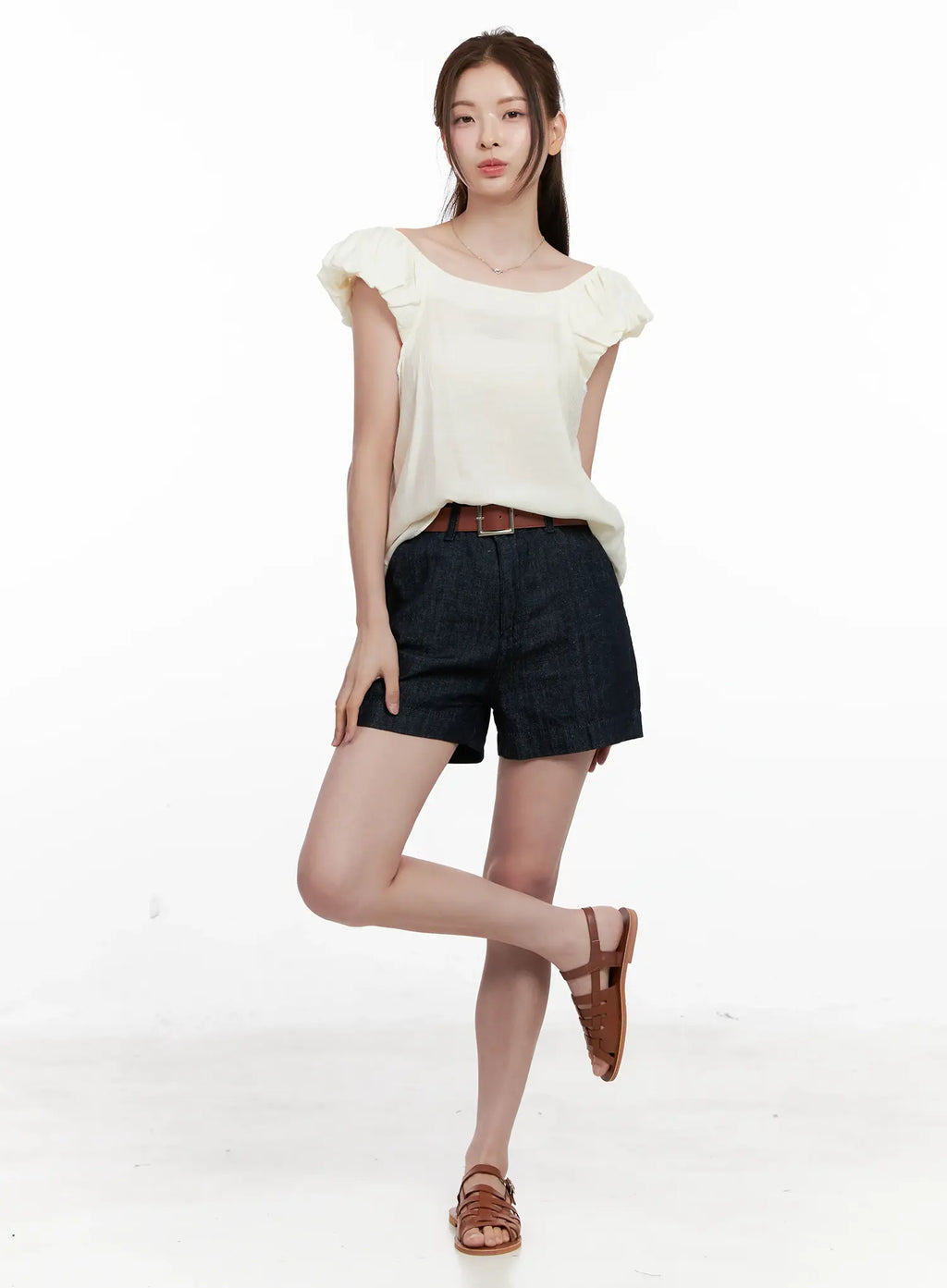 Casual Cotton Denim Shorts CL523