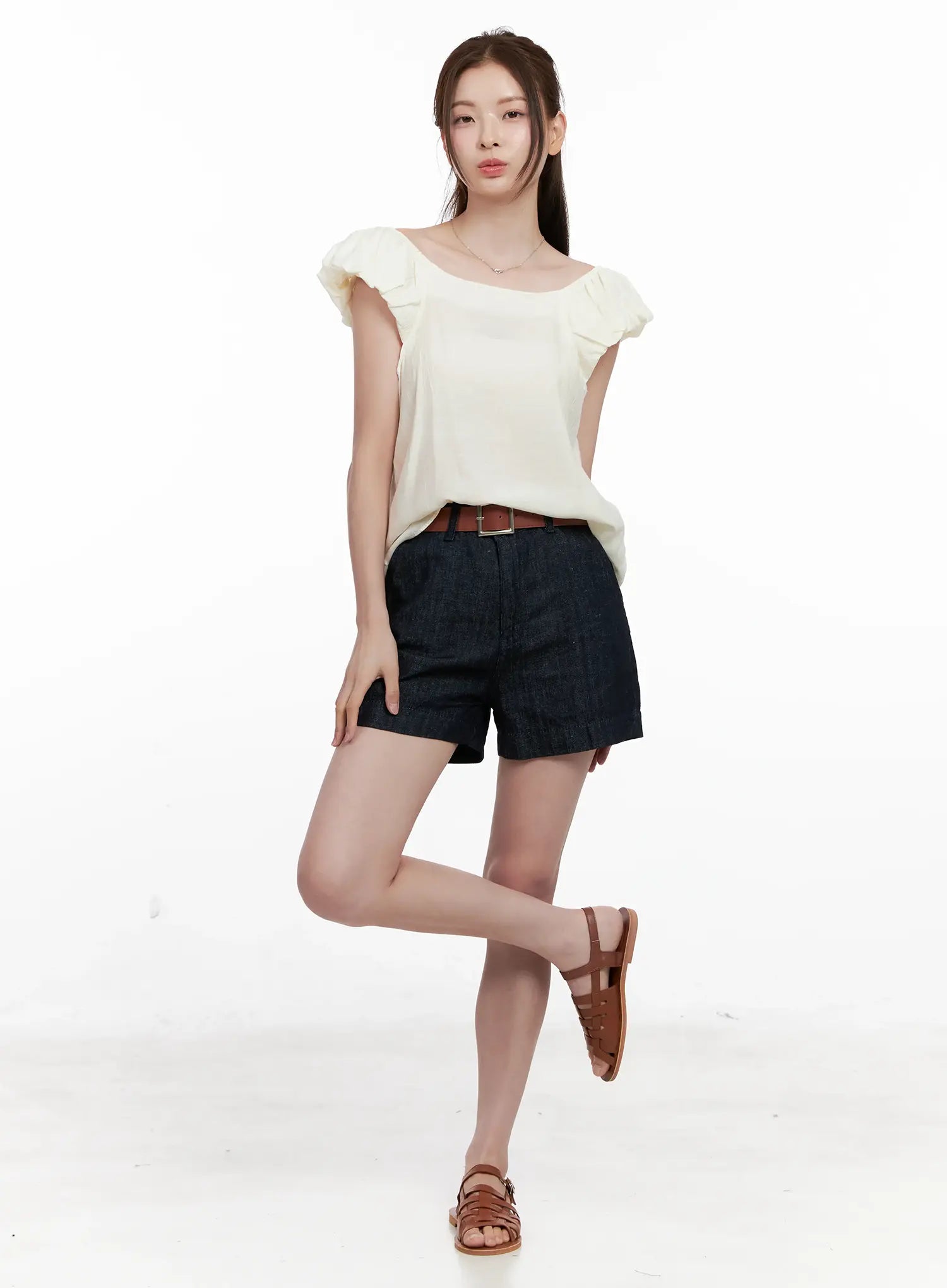 Casual Cotton Denim Shorts CL523