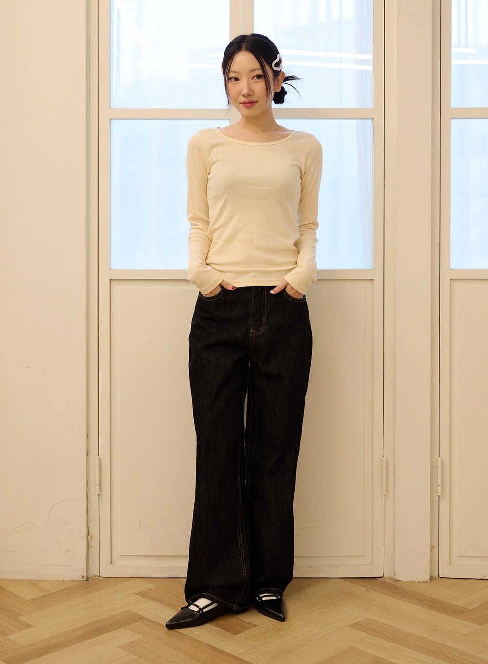 Round Neck Slim Fit Tee OD327