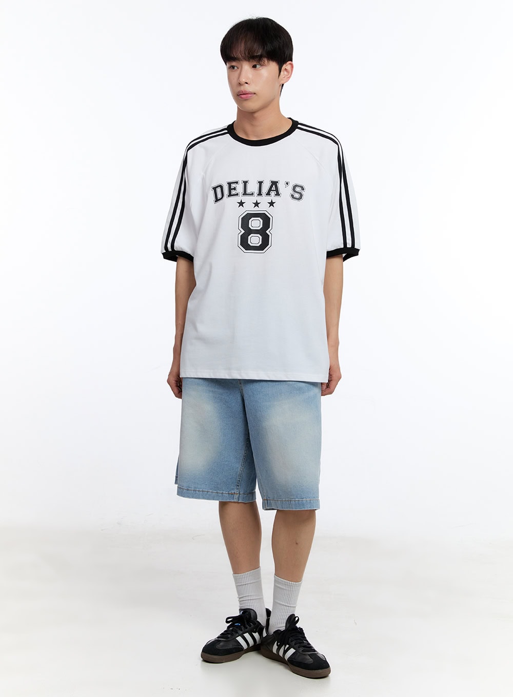 Men's Sporty Raglan Track T-Shirt IY529