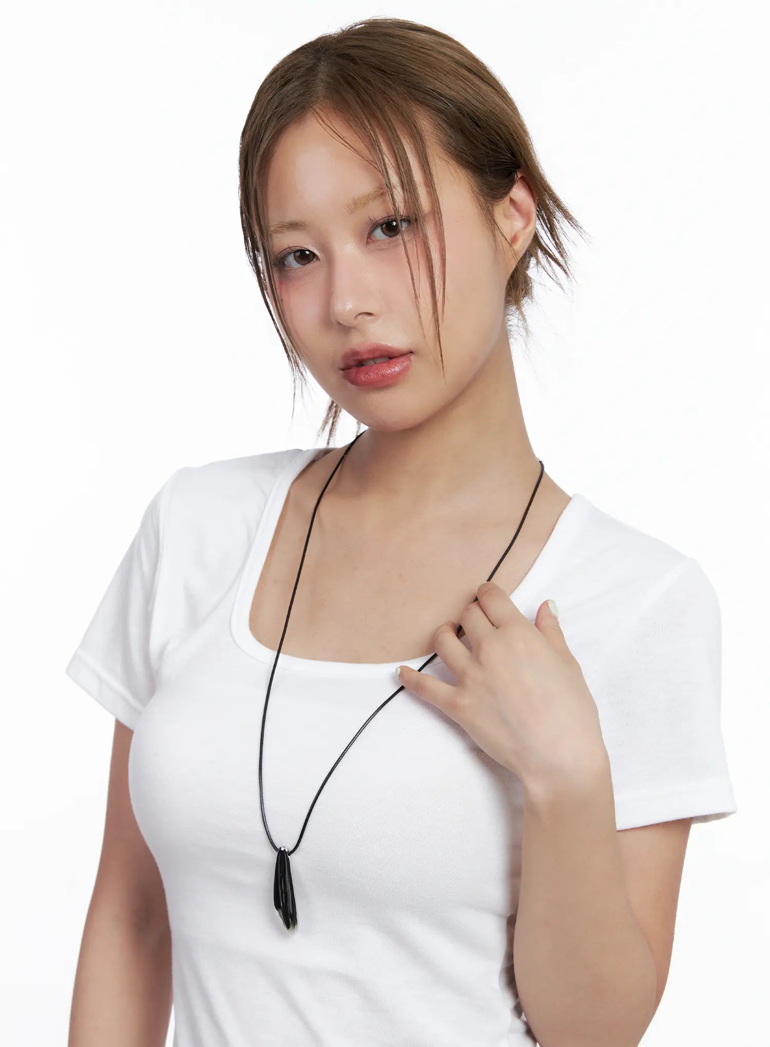 Long Charm Pendant Necklace CL514