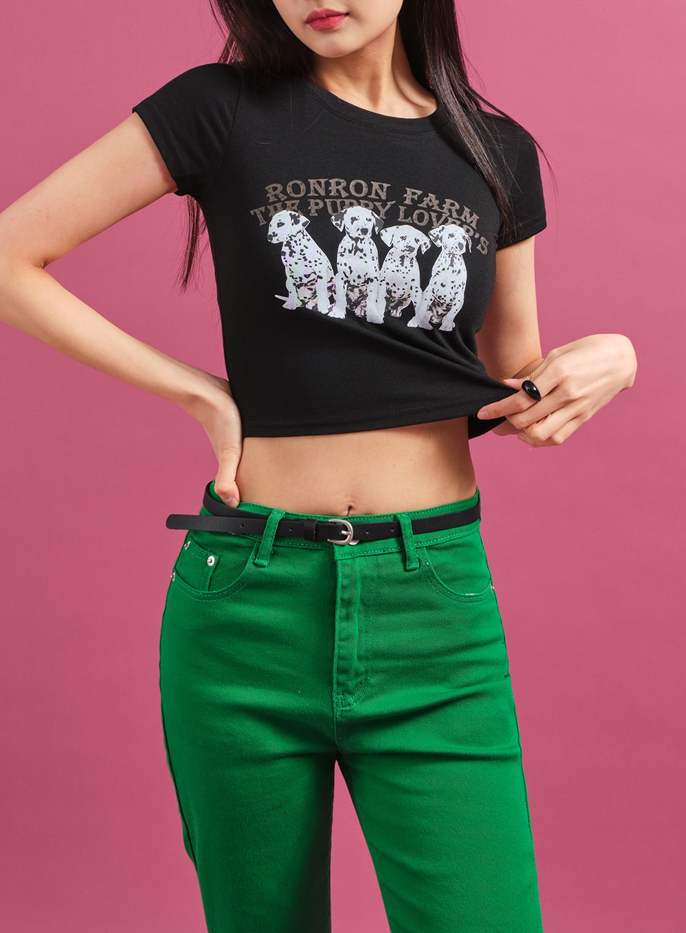 Dalmation Crop T-Shirt CY17