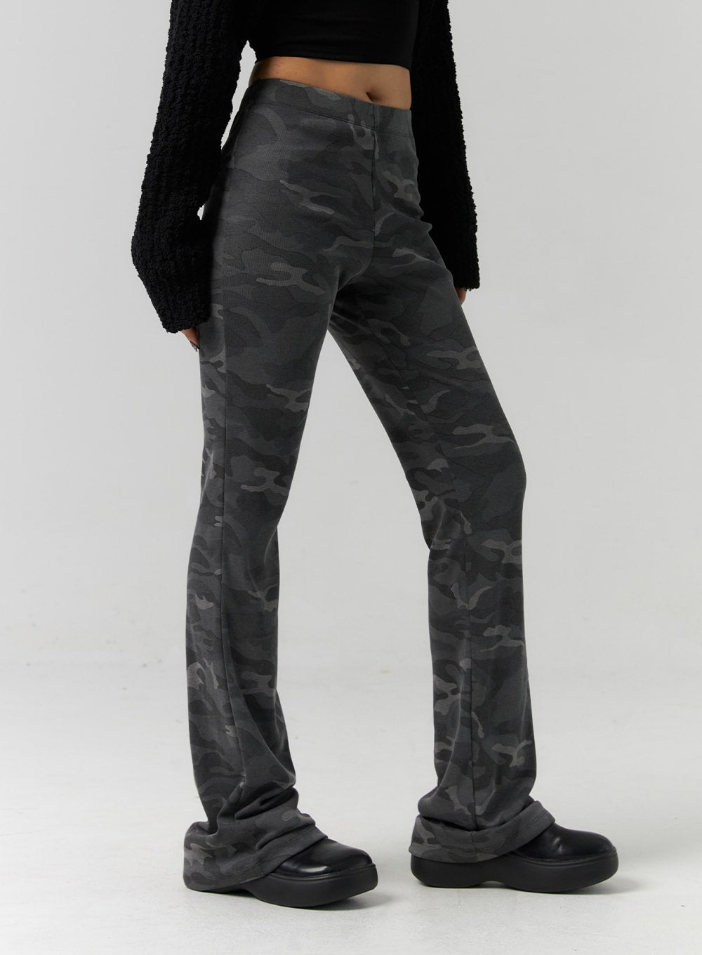 Bootcut Camo Slim Pants CS318