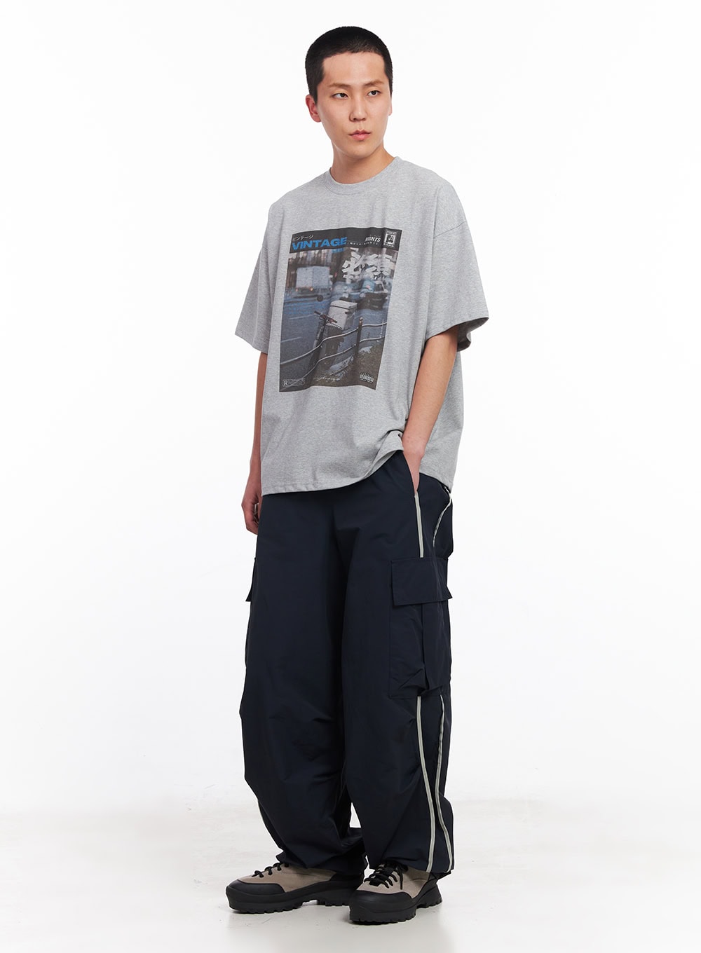 Men's Vintage Graphic T-Shirt IU512